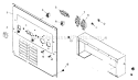 Part Location Diagram of 68866G Briggs and Stratton Panel, Receptacle (Silkscreened)